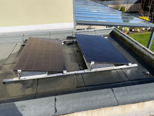 Mini PV Anlage Garage